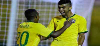 Gabriel marcou o segundo gol do Brasil (Foto: AFP)