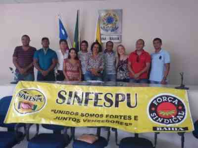 Nova diretoria do Sinfespu.