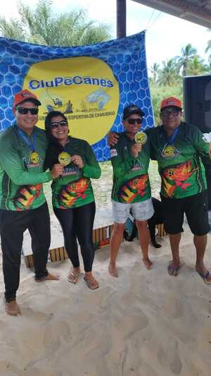 Pescadoras de Una brilham e conquistam título no 7º Torneio de Pesca de Praia em Canavieiras