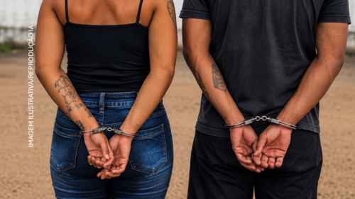 Polícia Militar prende casal por tráfico de drogas durante patrulhamento em Una
